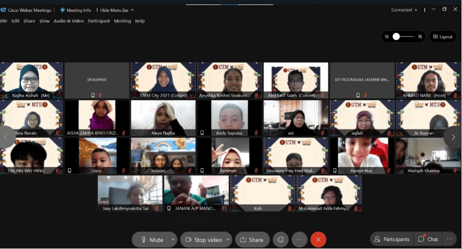 STEM City 2021 Anjuran UTM Pecah Rekod Penyertaan Lebih 17,000